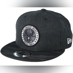 Milwaukee Bucks Tipoff Series 9Fifty Heather Black Hat